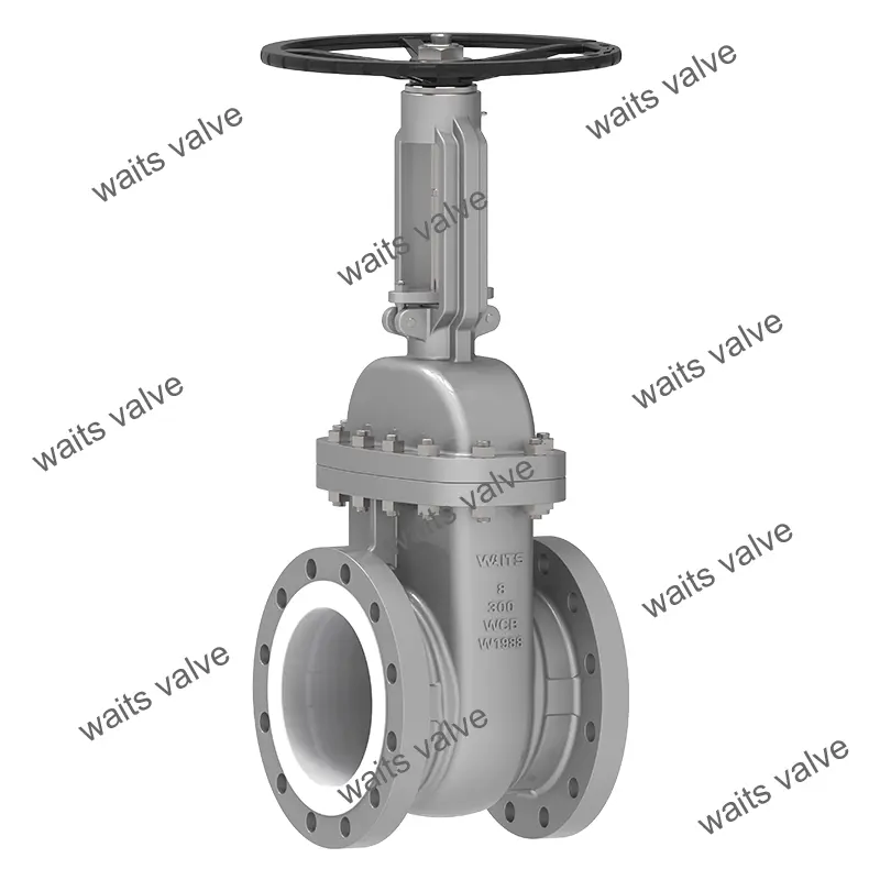 Ptfe Lined Gate Valve Ptfe Lined Gate Valve