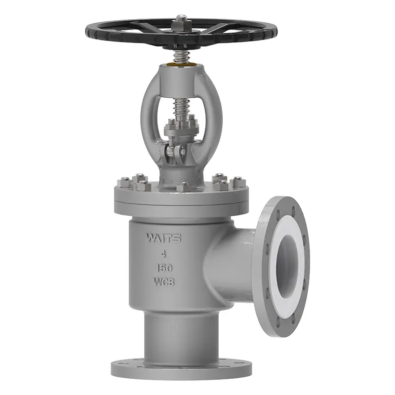 Ptfe 라인 앵글 글로브 밸브 ‌‌